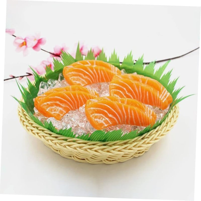 Realistic Fake Salmon Slice Model For Kitchen Decor Photography Props Home Display - Image 5